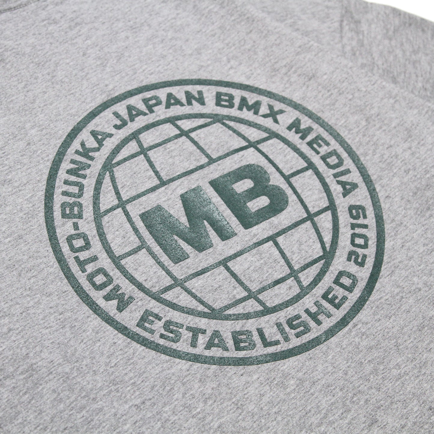 MOTOBUNKA - JBM TEE GREY/ MIST GREEN