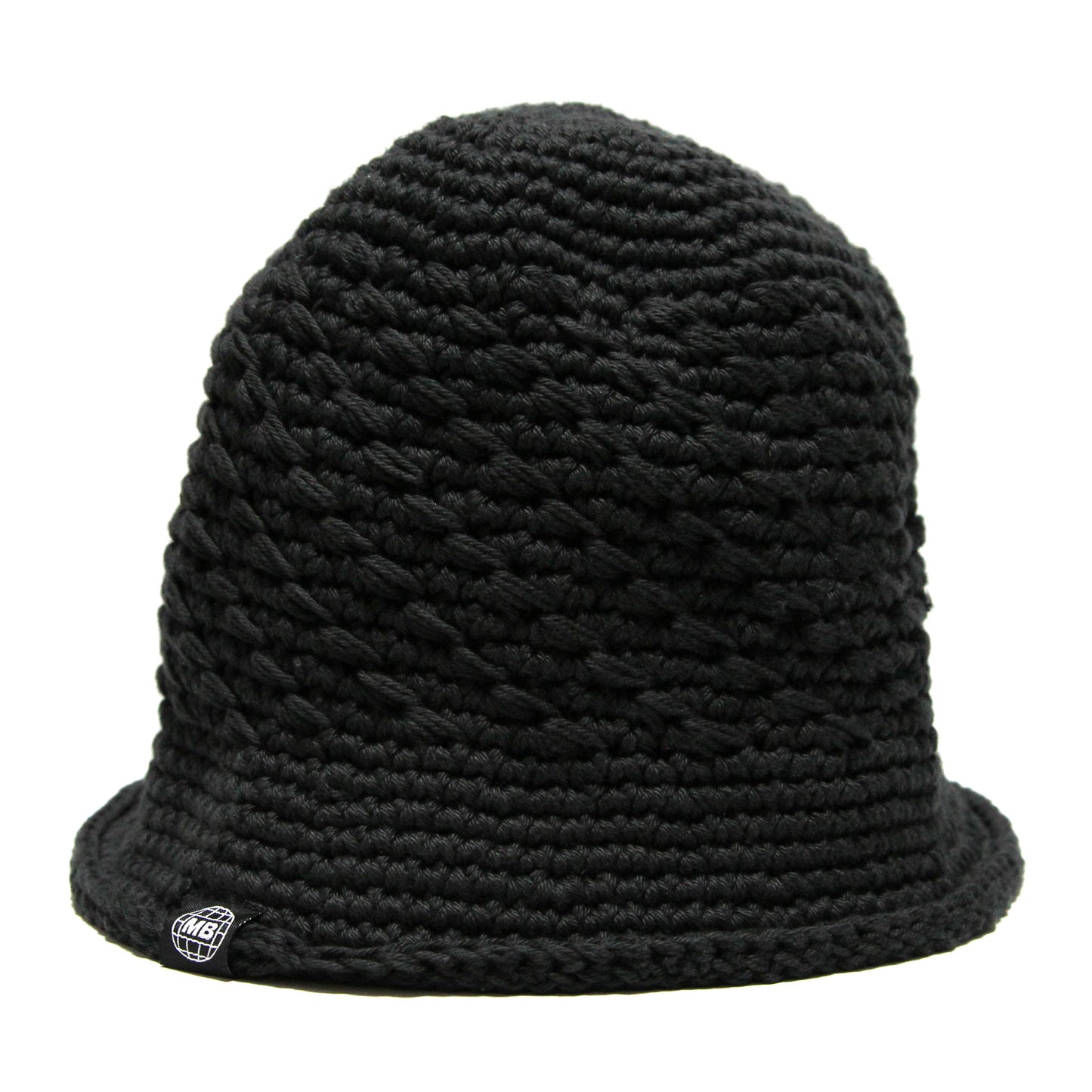 MOTOBUNKA - KNIT CROCHET HAT BLACK