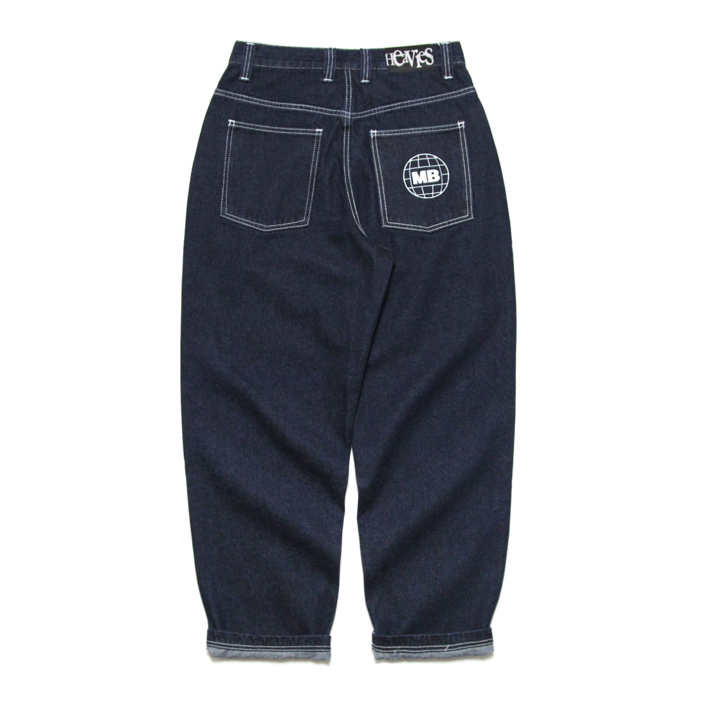 HEAVIES X MOTOBUNKA - V2 JEANS DEEP BLUE