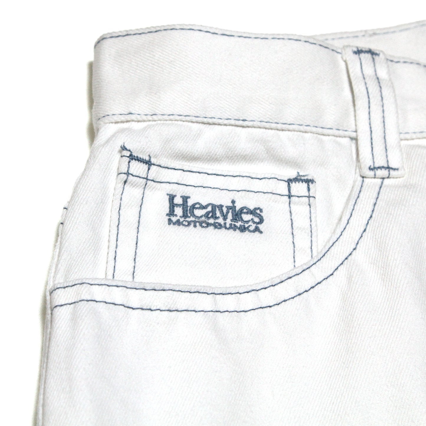 HEAVIES X MOTOBUNKA - V2 JEANS WHITE