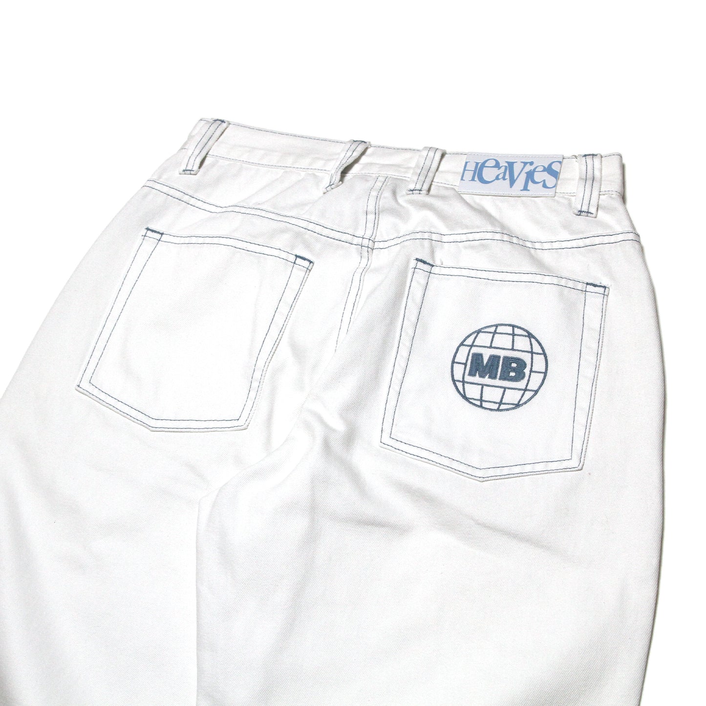 HEAVIES X MOTOBUNKA - V2 JEANS WHITE