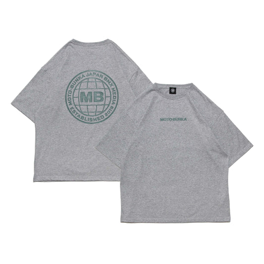 MOTOBUNKA - JBM TEE GREY/ MIST GREEN