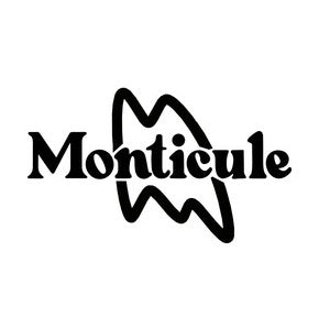 MONTICULE - GHOST JEAN SHORTS BLACK