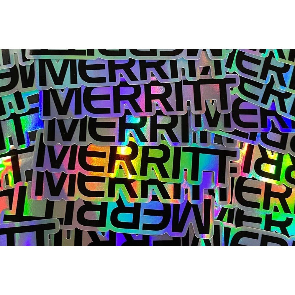 MERRITT - HOLOGRAPHIC STICKER