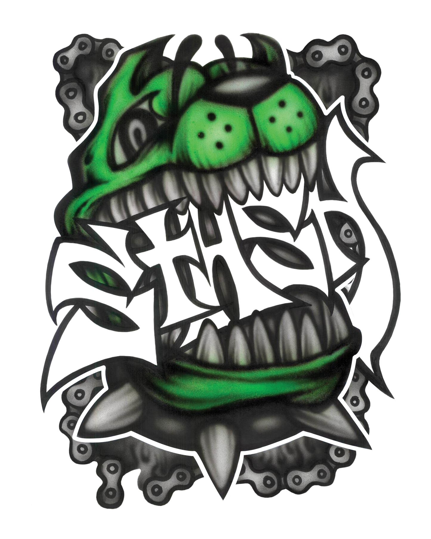 STASH X MADDOG 2025 COLLAB - FUSE ALPHA HELMET 1 OF 1 + T-SHIRT COMBO TYPE-A